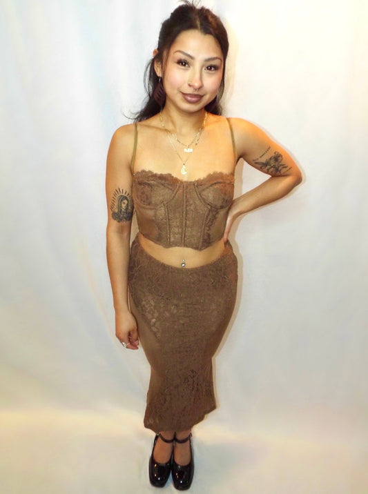 Brown Poise Mesh Set